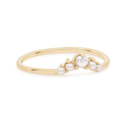 By Charlotte 14k Gold Peace Lover Ring