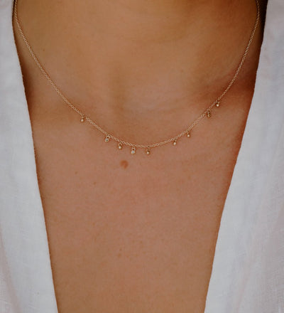 Kirstin Ash 9k Gold Sea Mist Necklace