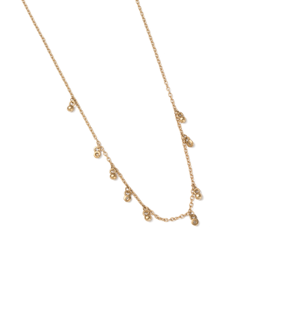 Kirstin Ash 9k Gold Sea Mist Necklace