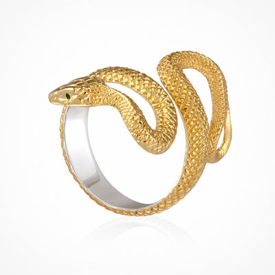 Temple of the Sun Serpent Ring, Gold
