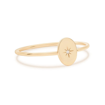 By Charlotte 14k Gold Shine Your Light Ring