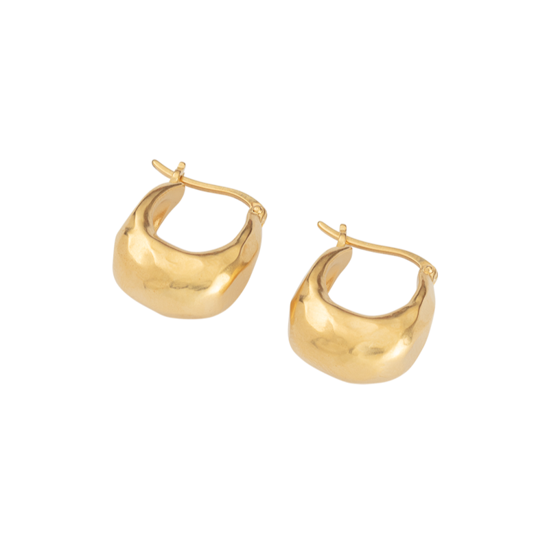 Kirstin Ash Essence Hoops Small, Gold