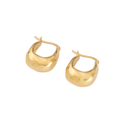 Kirstin Ash Essence Hoops Small, Gold