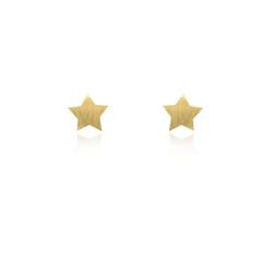 Linda Tahija Star Stud Earrings, Gold