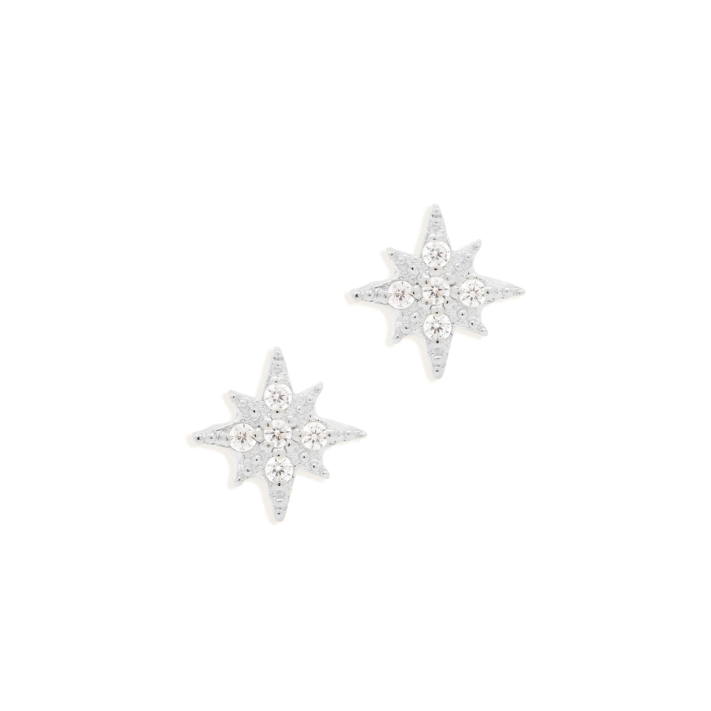 By Charlotte Starlight Stud Earrings, Silver