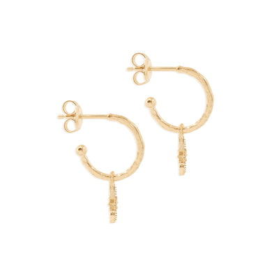 By Charlotte Starlight Hoops, Gold