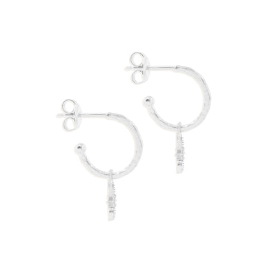 By Charlotte Starlight Hoops, Silver