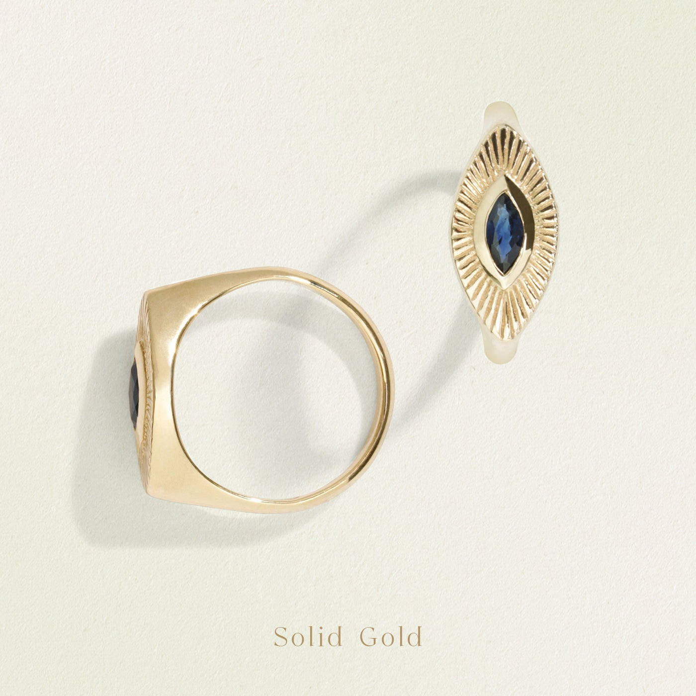 Temple of the Sun Solid Gold Alessia Ring