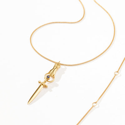 Temple of the Sun Alexa Necklace, Gold