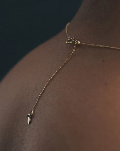 Temple of the Sun Solid Gold Amore Diamond Necklace