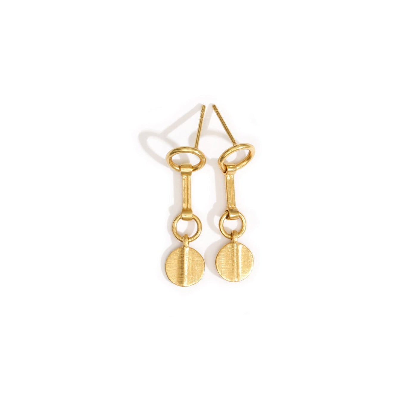 Temple of the Sun Elio Earrings, Gold
