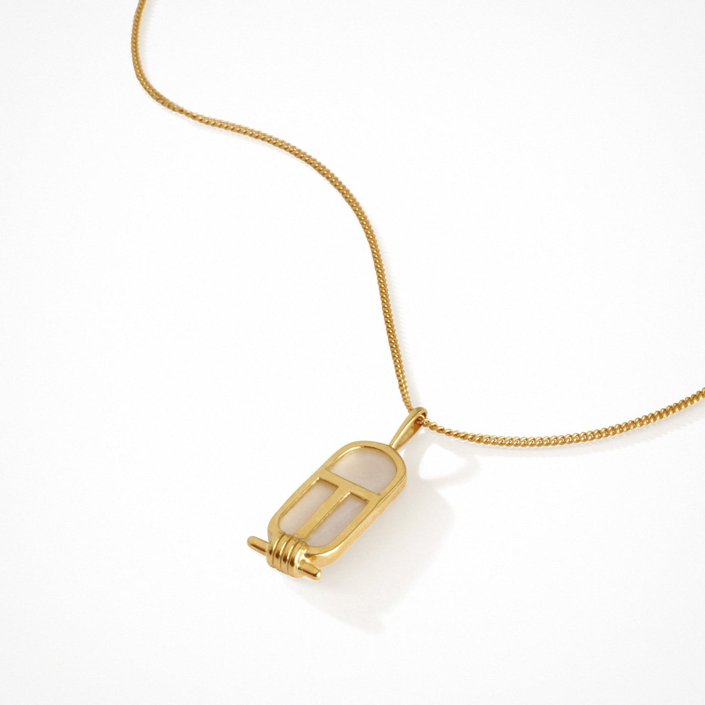 Temple of the Sun Nile Necklace, Gold