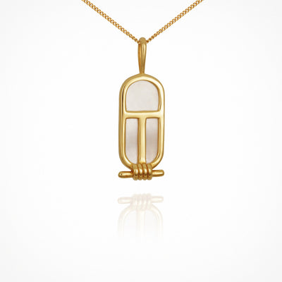 Temple of the Sun Nile Necklace, Gold