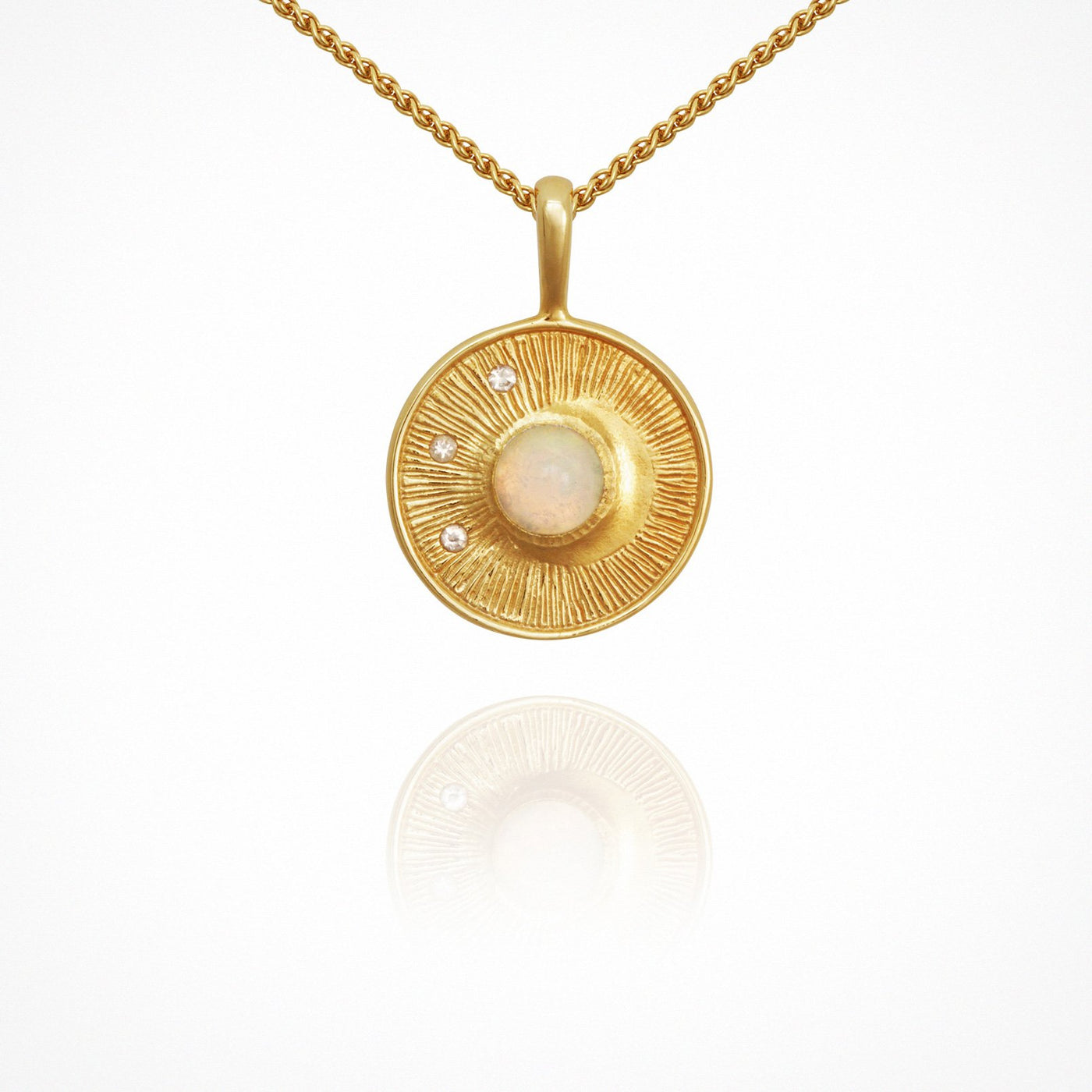 Temple of the Sun Radiance Necklace, Gold