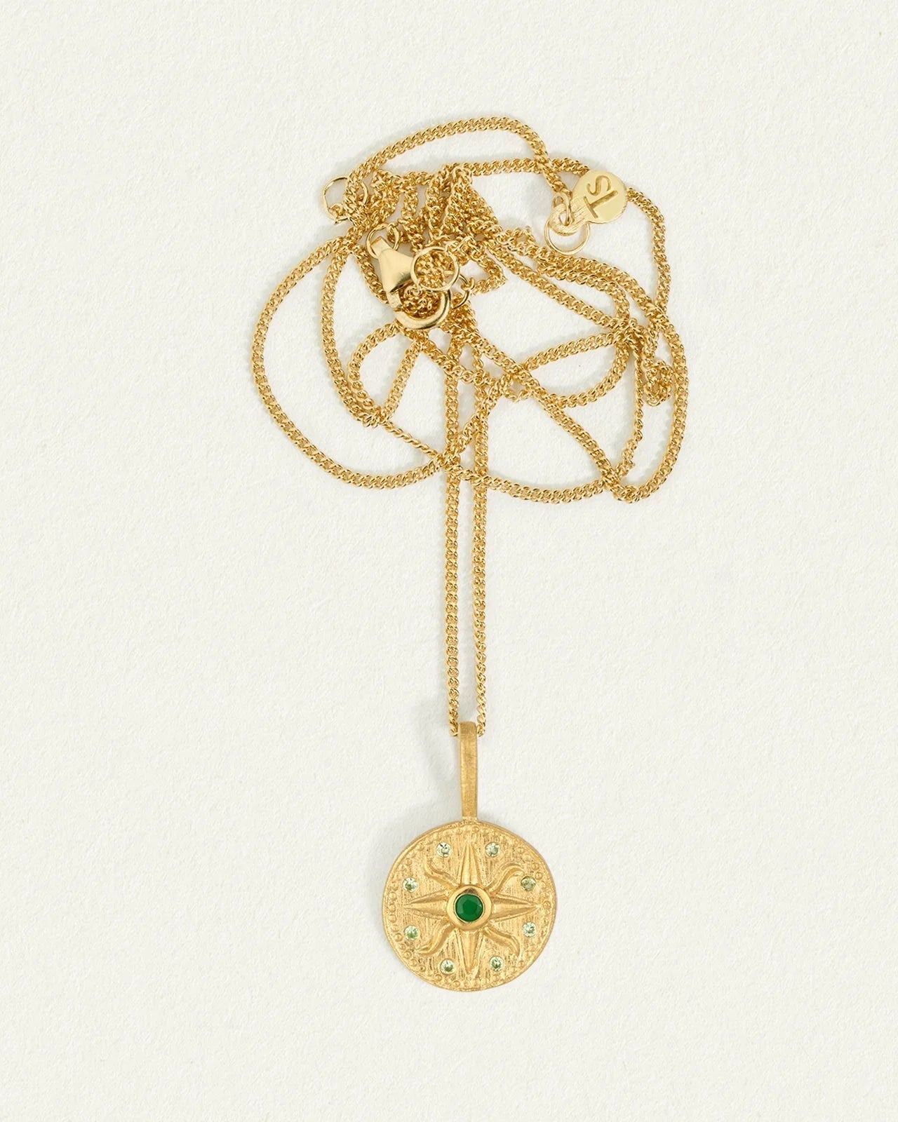 Temple of the Sun Solana Necklace, Gold