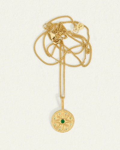 Temple of the Sun Solana Necklace, Gold