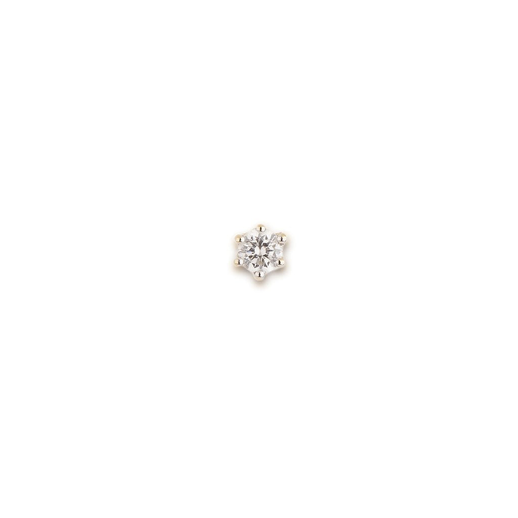 By Charlotte 14k Gold Tiny Crystal Single Stud Earring
