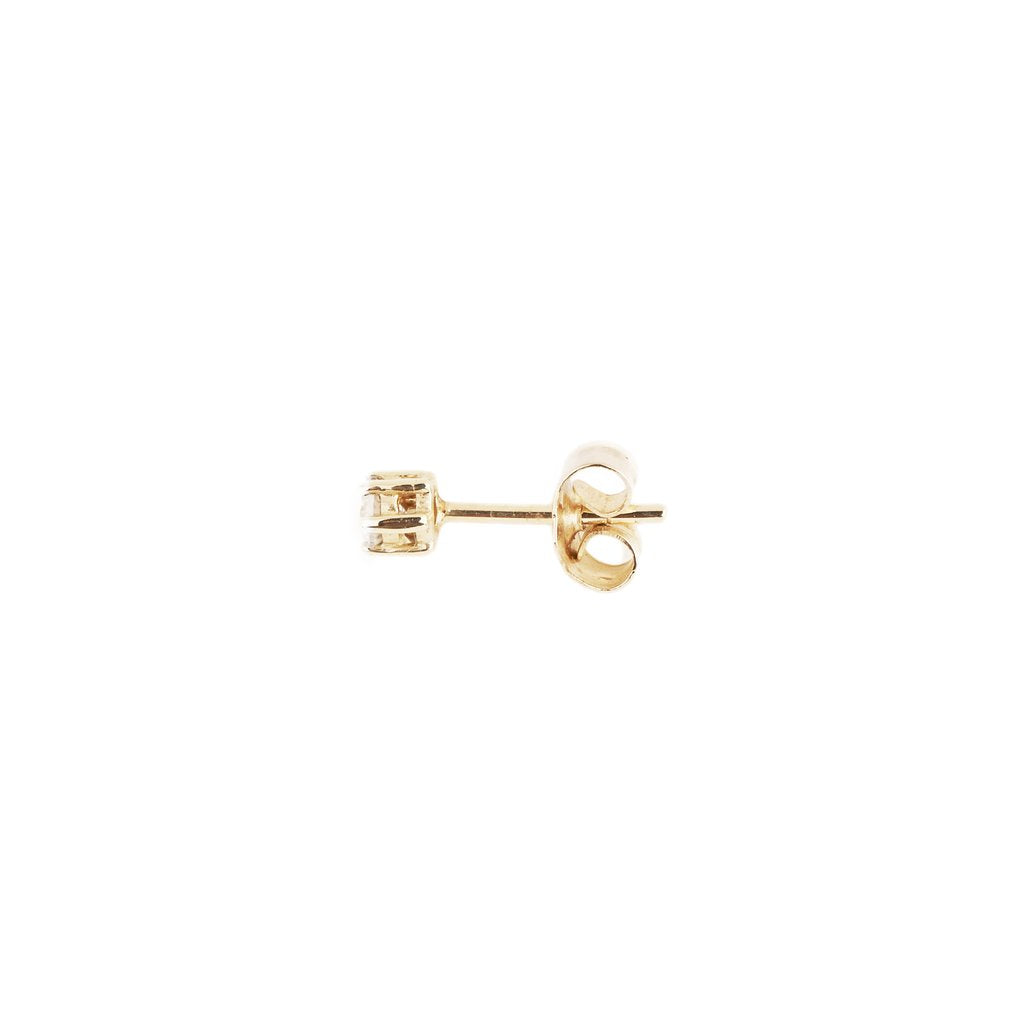 By Charlotte 14k Gold Tiny Crystal Single Stud Earring