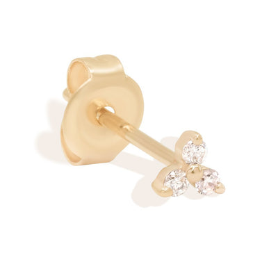 By Charlotte 14k Gold Twilight Diamond Single Stud Earring