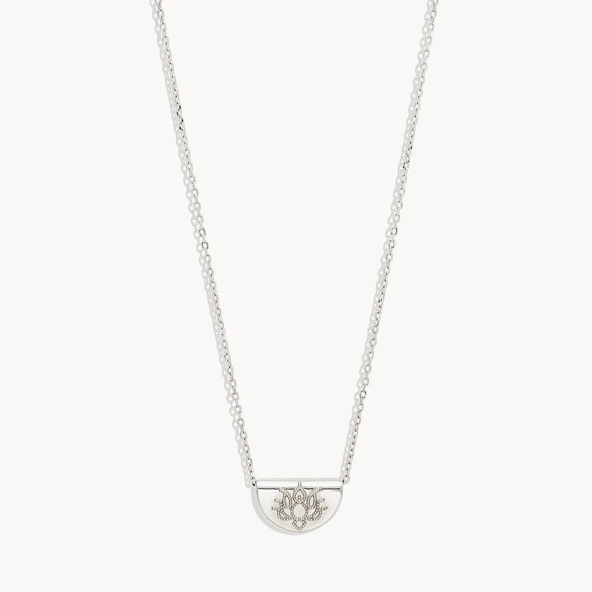 By Charlotte 14k Gold Mini Lotus Necklace