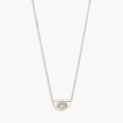 By Charlotte 14k Gold Mini Lotus Necklace